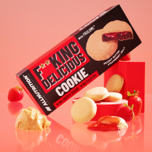 Allnutrition Fitking Delicious Cookie, Peanut Butter Strawberry Jelly - 128 grams