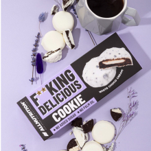 Allnutrition Fitking Delicious Cookie, White Choco Cream - 128 grams